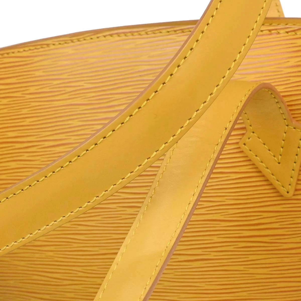 Louis Vuitton Yellow Epi Saint Jacques Poignee Tote Bag M52339 - Image 13