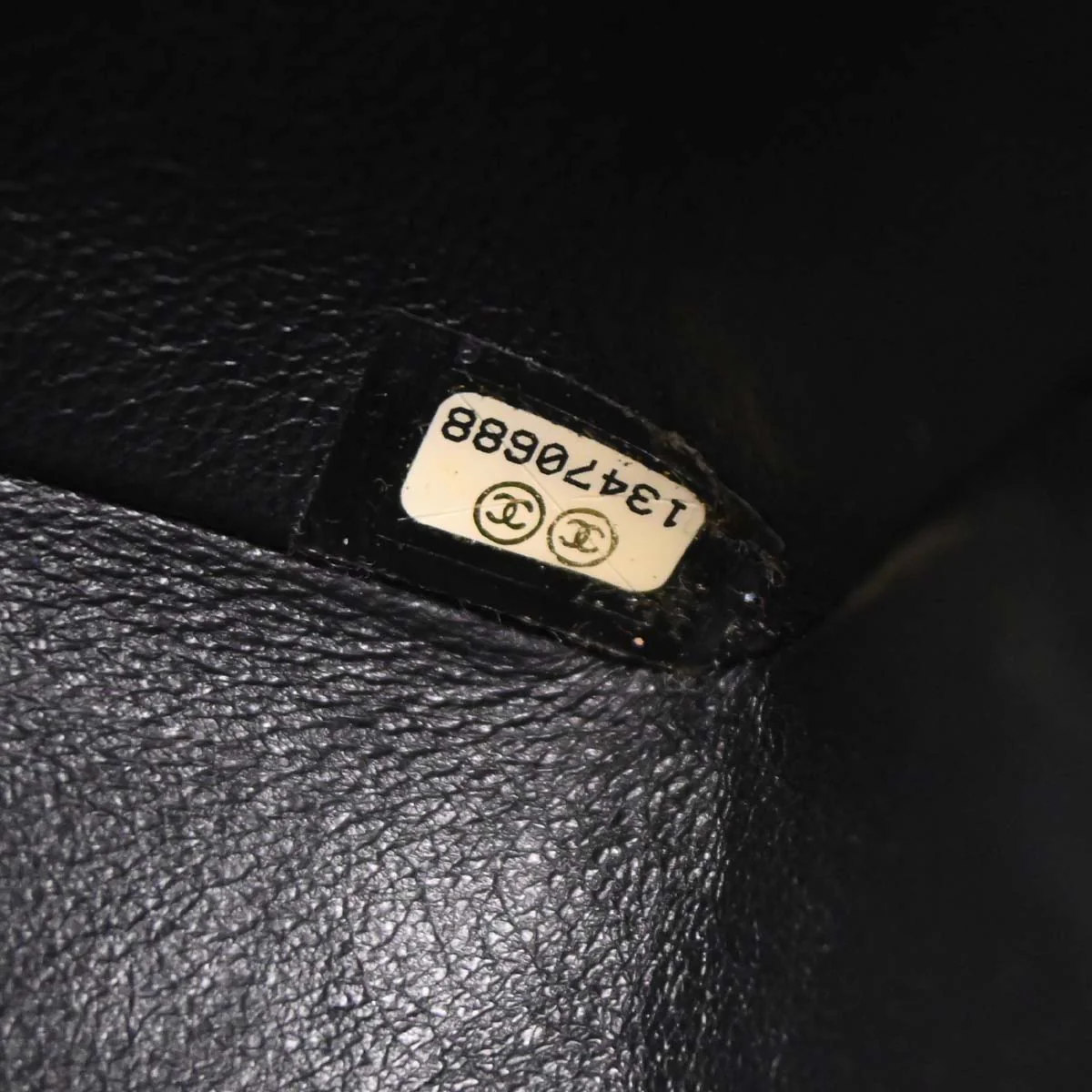 Chanel Black Camellia Embossed Lambskin Medium Classic Double Flap Bag - Image 20