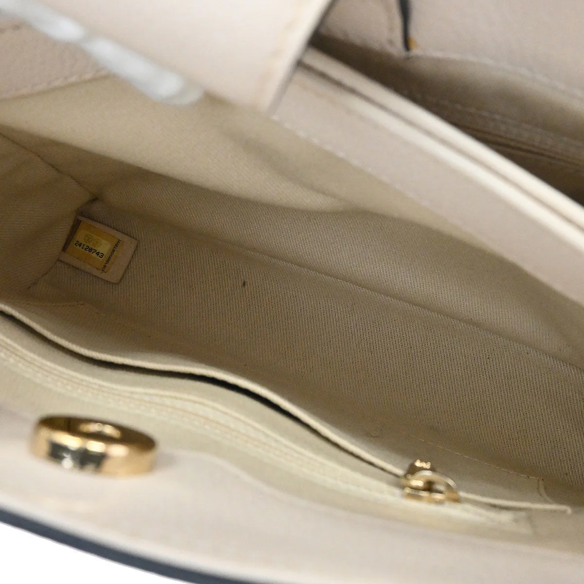 Chanel Black Ivory Calfskin Neo Executive Mini Tote 2way Shoulder Handbag - Image 14