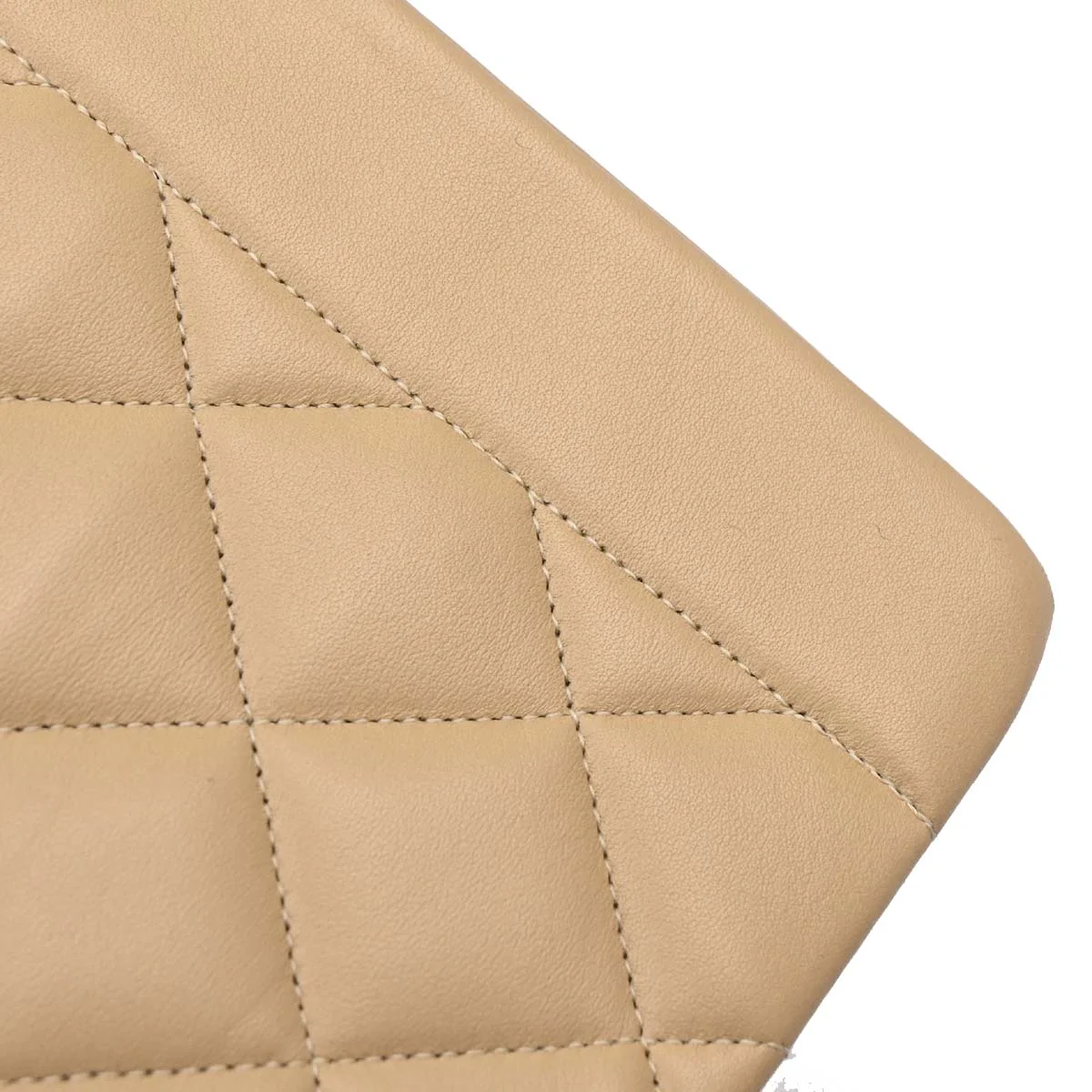 Chanel Beige Lambskin Medium Diana Shoulder Bag - Image 10