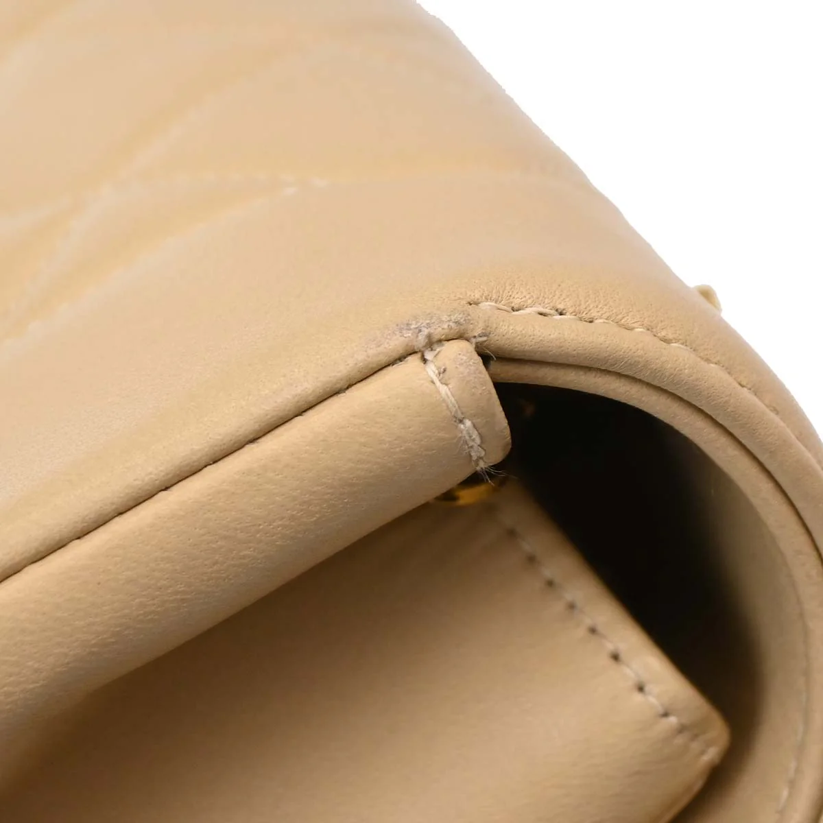 Chanel Beige Lambskin Medium Diana Shoulder Bag - Image 12