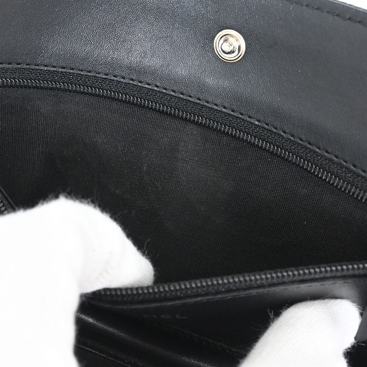 Chanel 2014 Black Caviar Timeless WOC Wallet on Chain Bag - Image 15