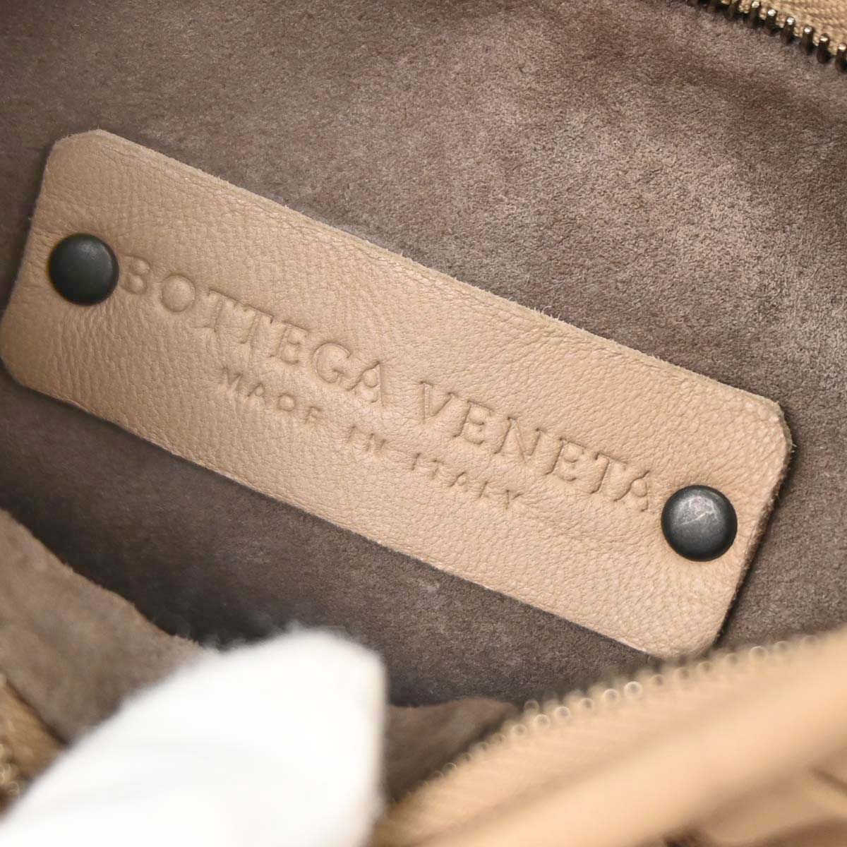 Bottega Veneta * Beige Lambskin Python Intrecciato Hobo Handbag - Image 16
