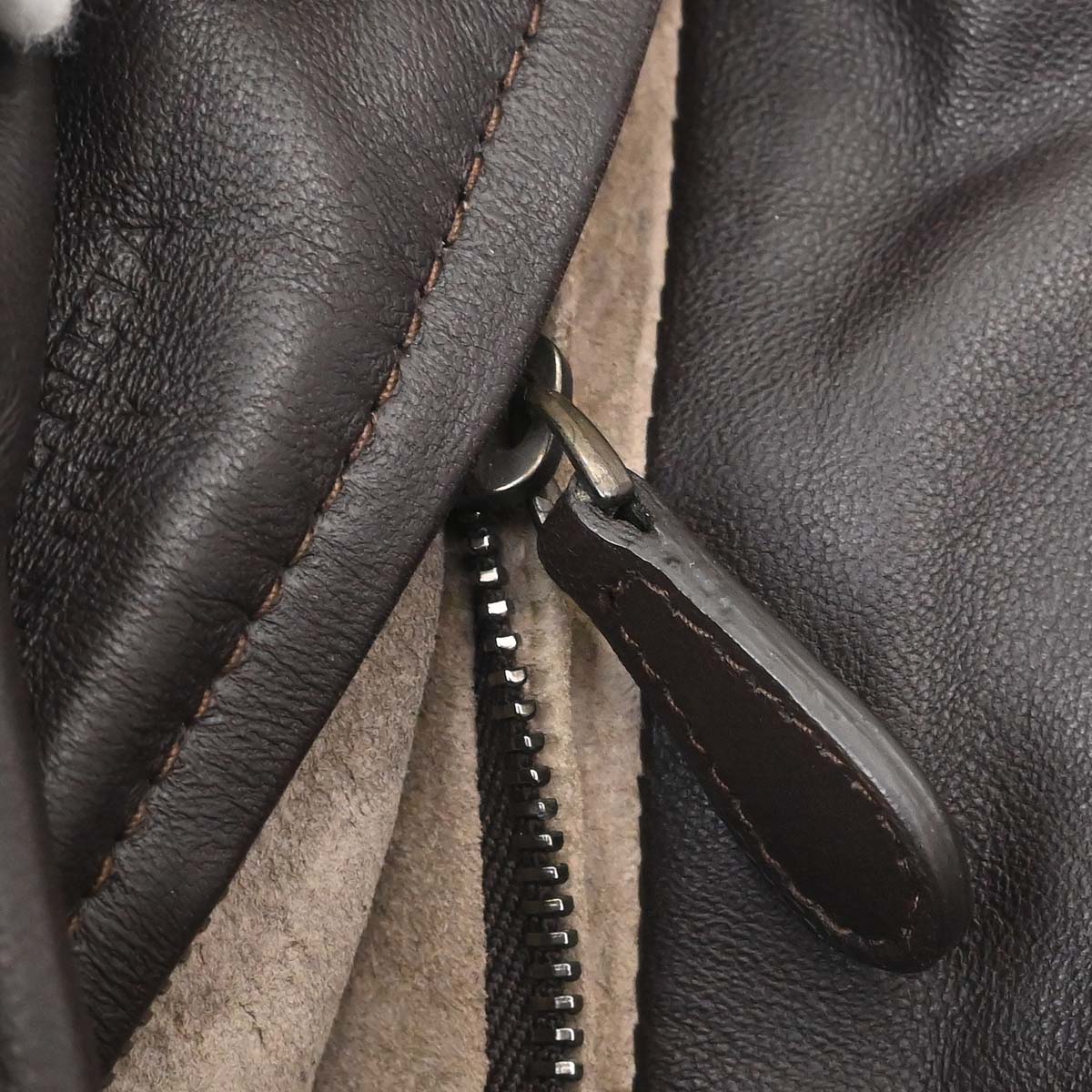 Bottega Veneta Brown Lambskin Intrecciato Shoulder Bag - Image 18