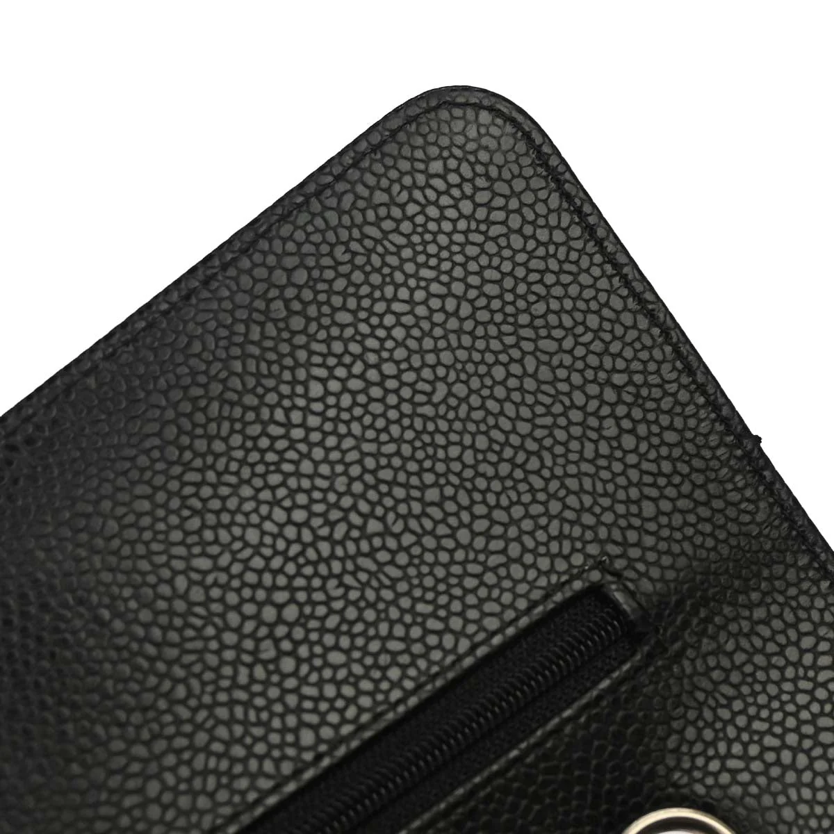 Chanel 2019 Black Caviar Medium Classic Double Flap Shoulder Bag - Image 13