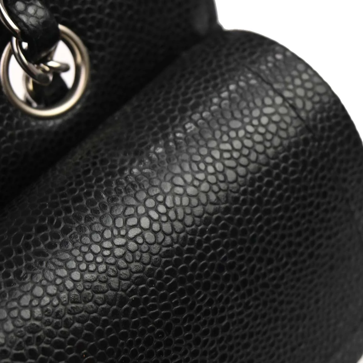 Chanel 2019 Black Caviar Medium Classic Double Flap Shoulder Bag - Image 14