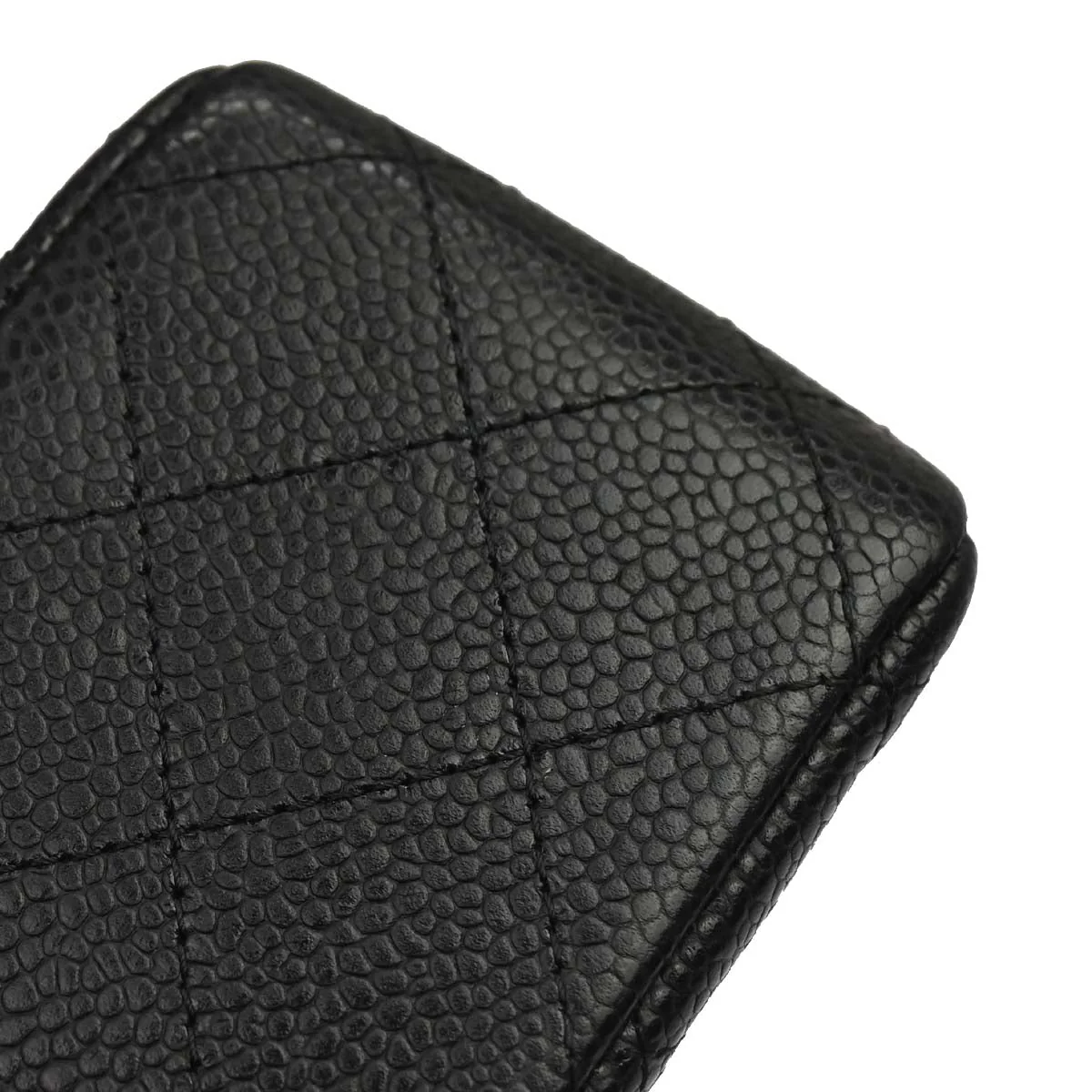 Chanel 2019 Black Caviar Medium Classic Double Flap Shoulder Bag - Image 5
