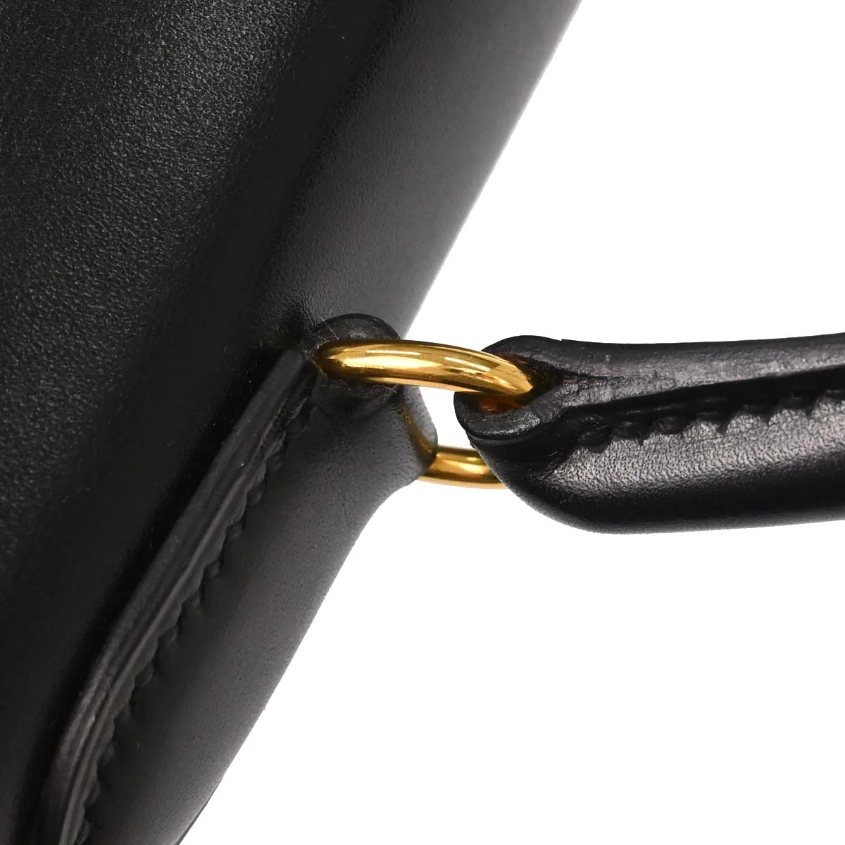 Hermes Black Box Calf Kelly 32 Retourne 2way Shoulder Handbag - Image 13