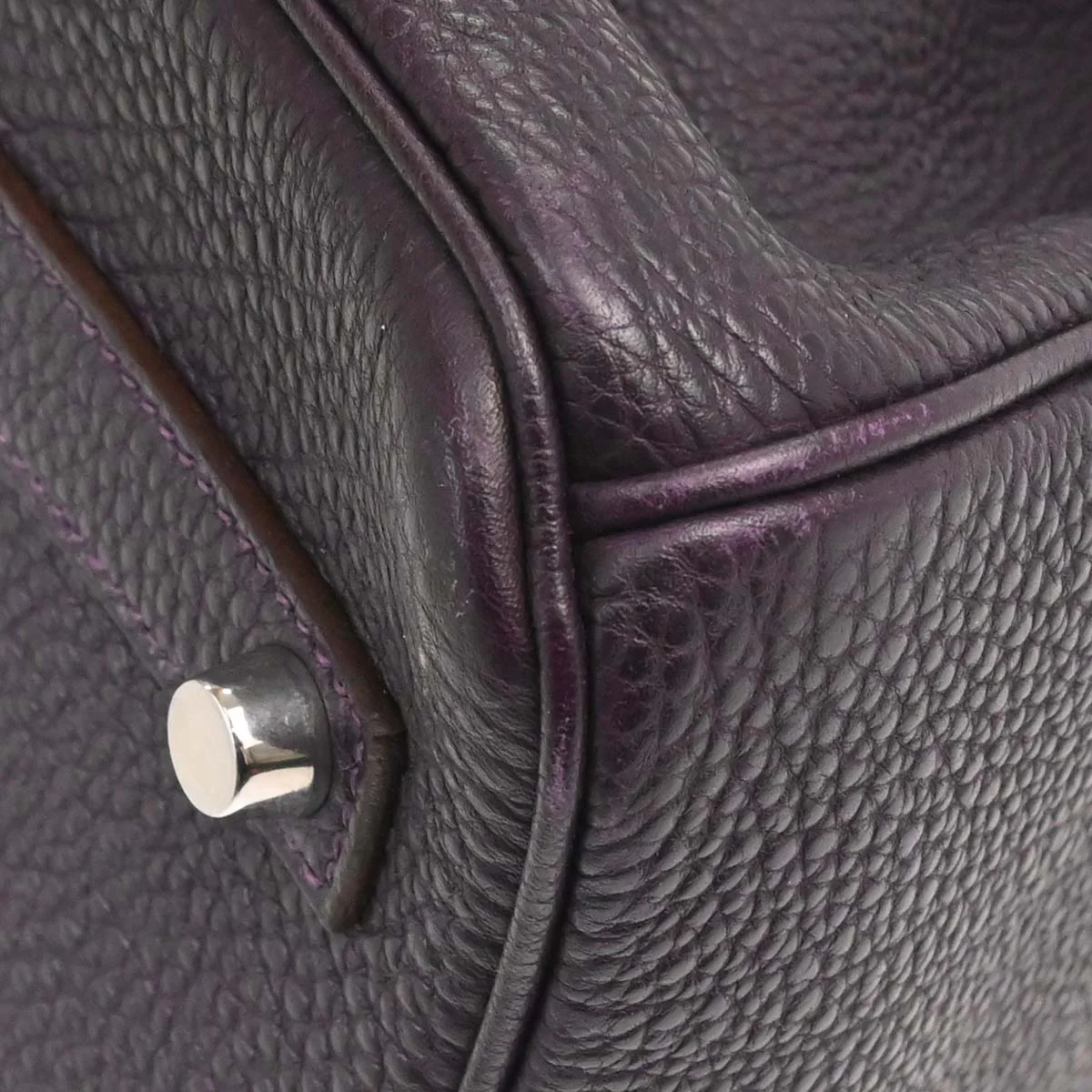 Hermes Prune Togo Birkin 35 Handbag - Image 10