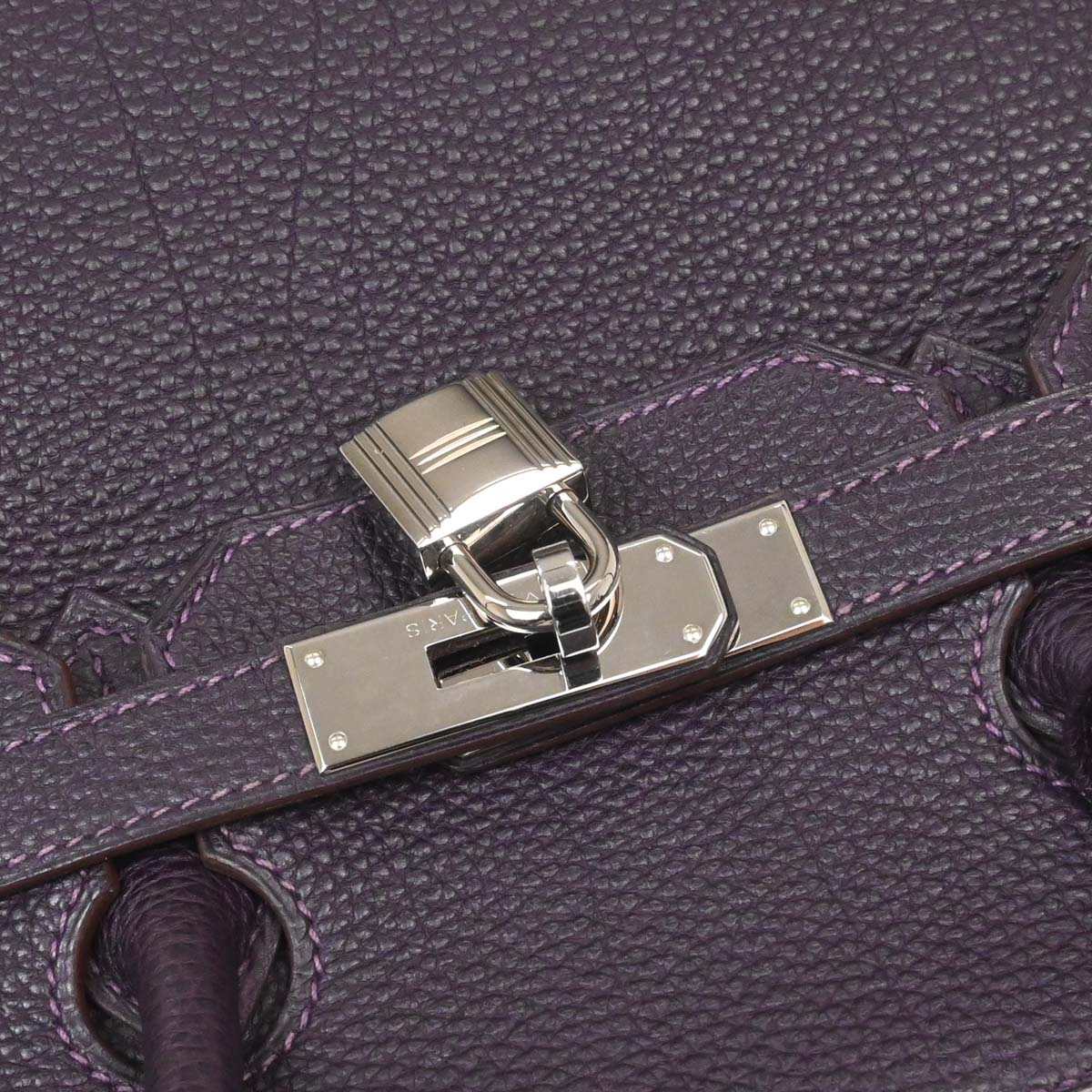 Hermes Prune Togo Birkin 35 Handbag - Image 13