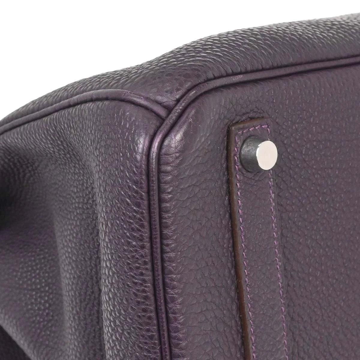 Hermes Prune Togo Birkin 35 Handbag - Image 6