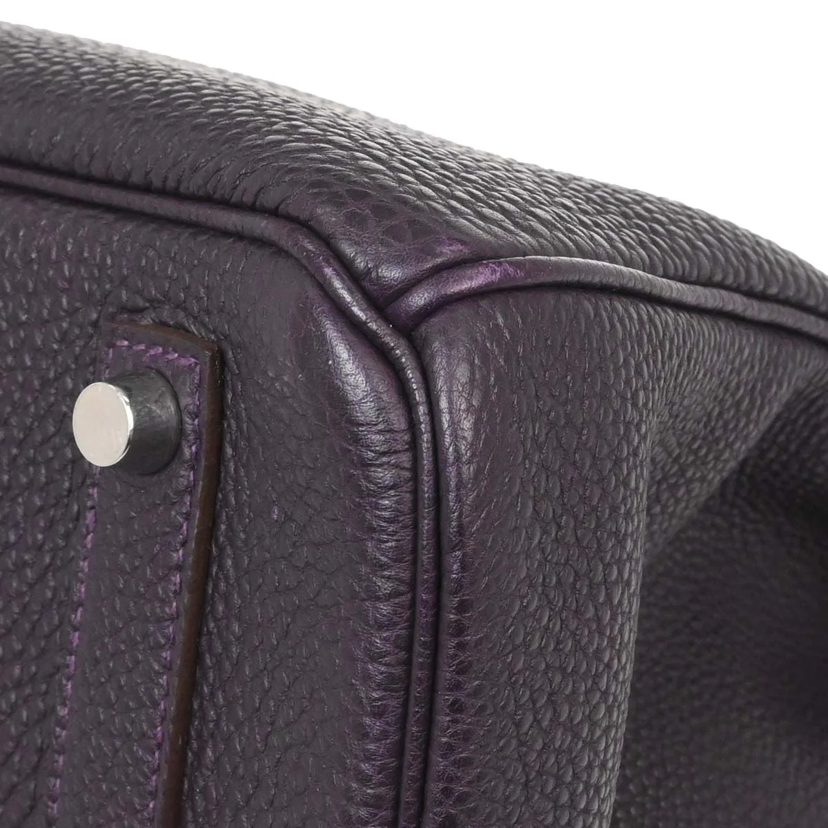 Hermes Prune Togo Birkin 35 Handbag - Image 9