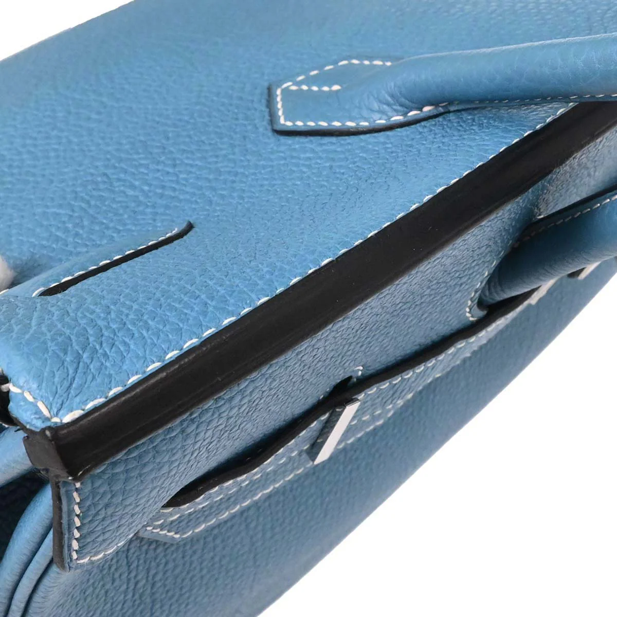 Hermes Blue Jean Togo Birkin 35 Handbag - Image 11
