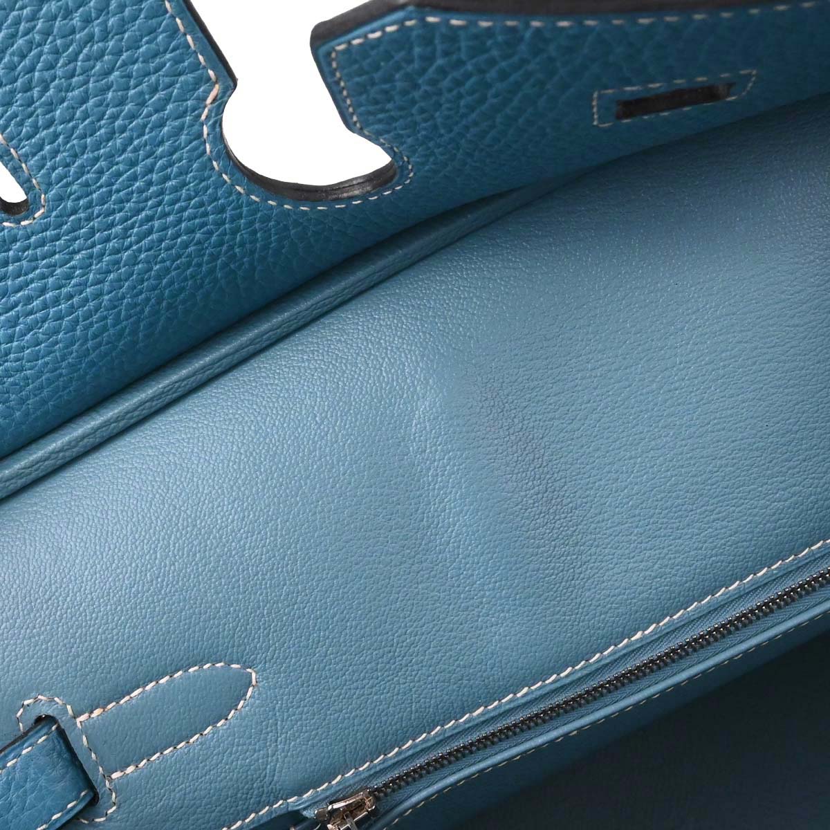 Hermes Blue Jean Togo Birkin 35 Handbag - Image 18