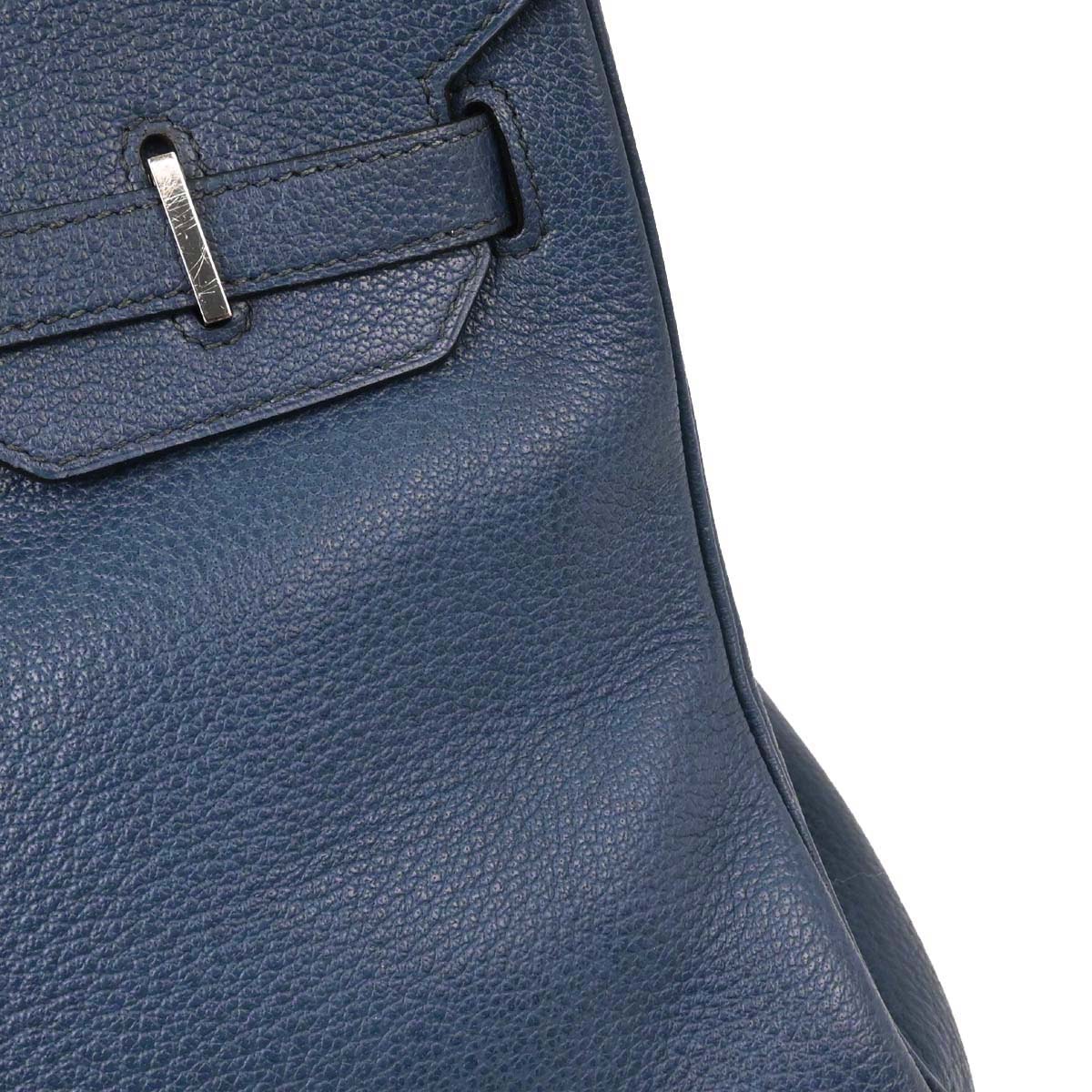 Hermes Blue Togo Birkin 35 Handbag - Image 12