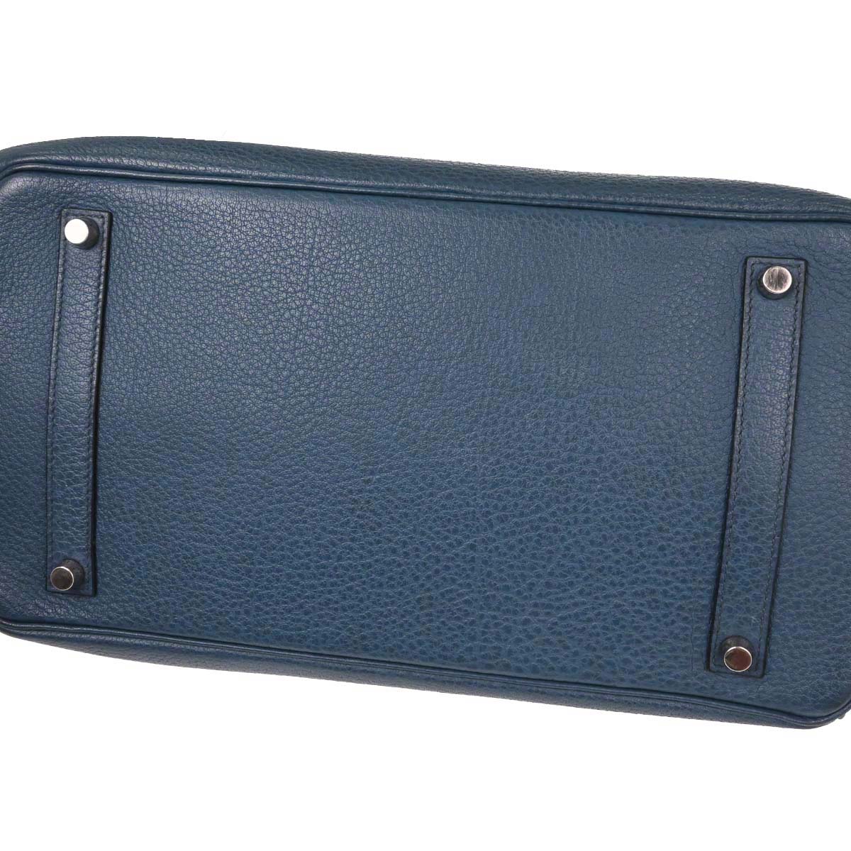 Hermes Blue Togo Birkin 35 Handbag - Image 6