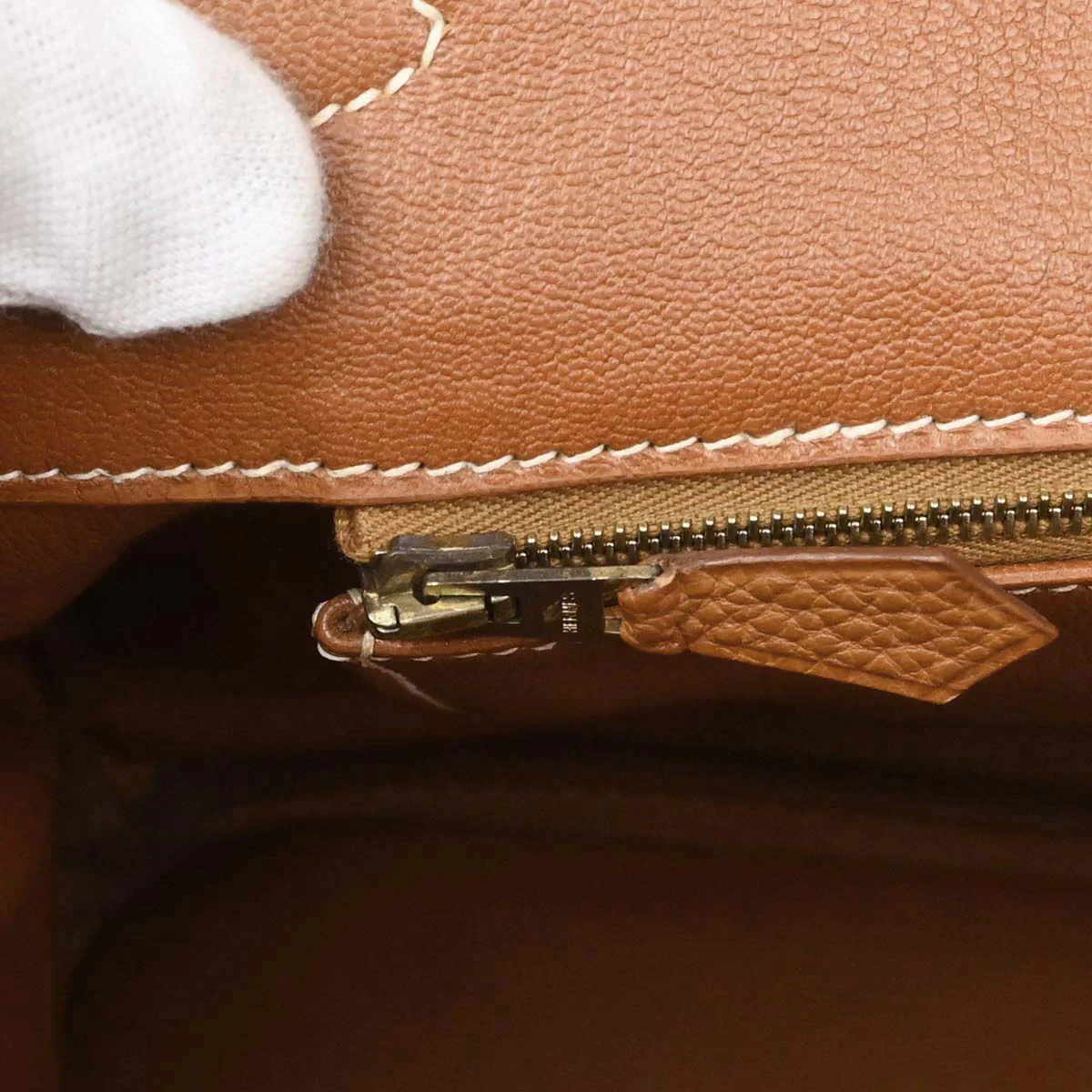 Hermes Gold Togo Birkin 35 Handbag - Image 17
