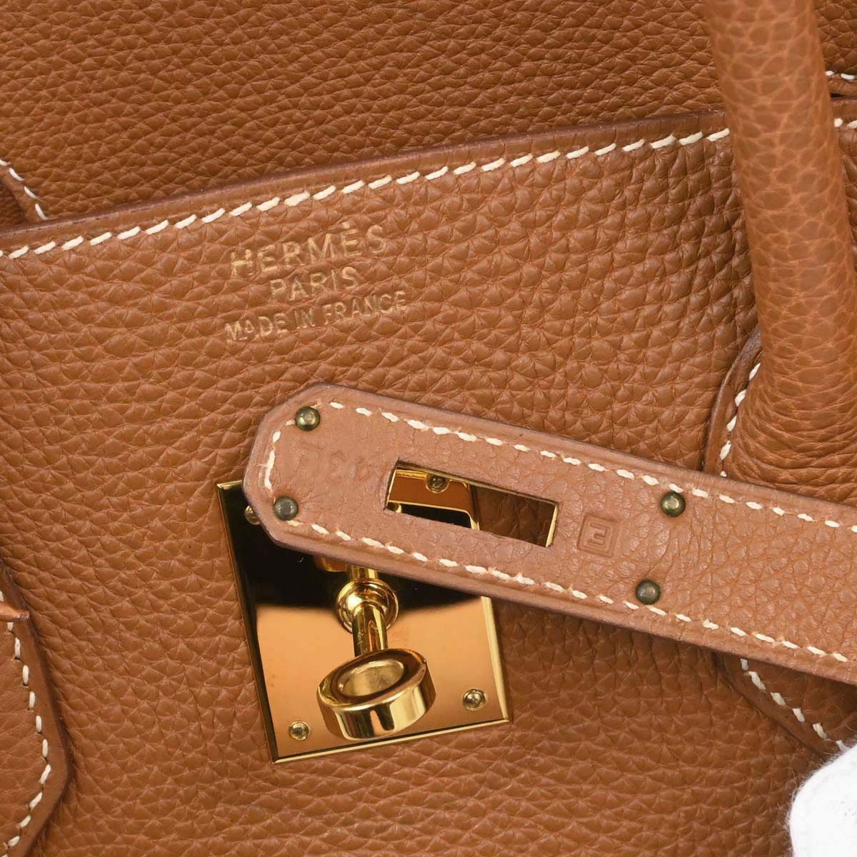 Hermes Gold Togo Birkin 35 Handbag - Image 20