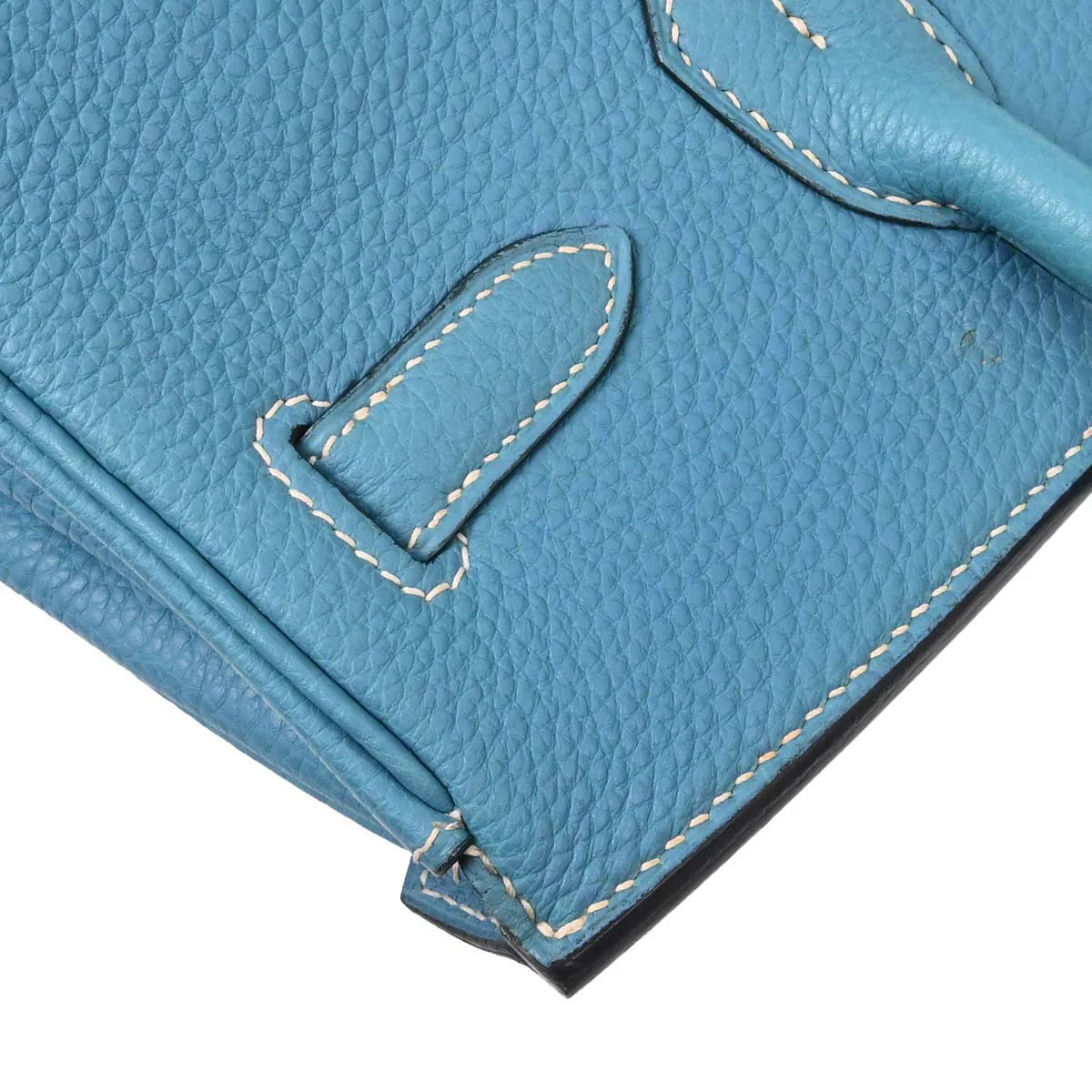 Hermes Blue Jean Togo Birkin 30 Handbag - Image 11