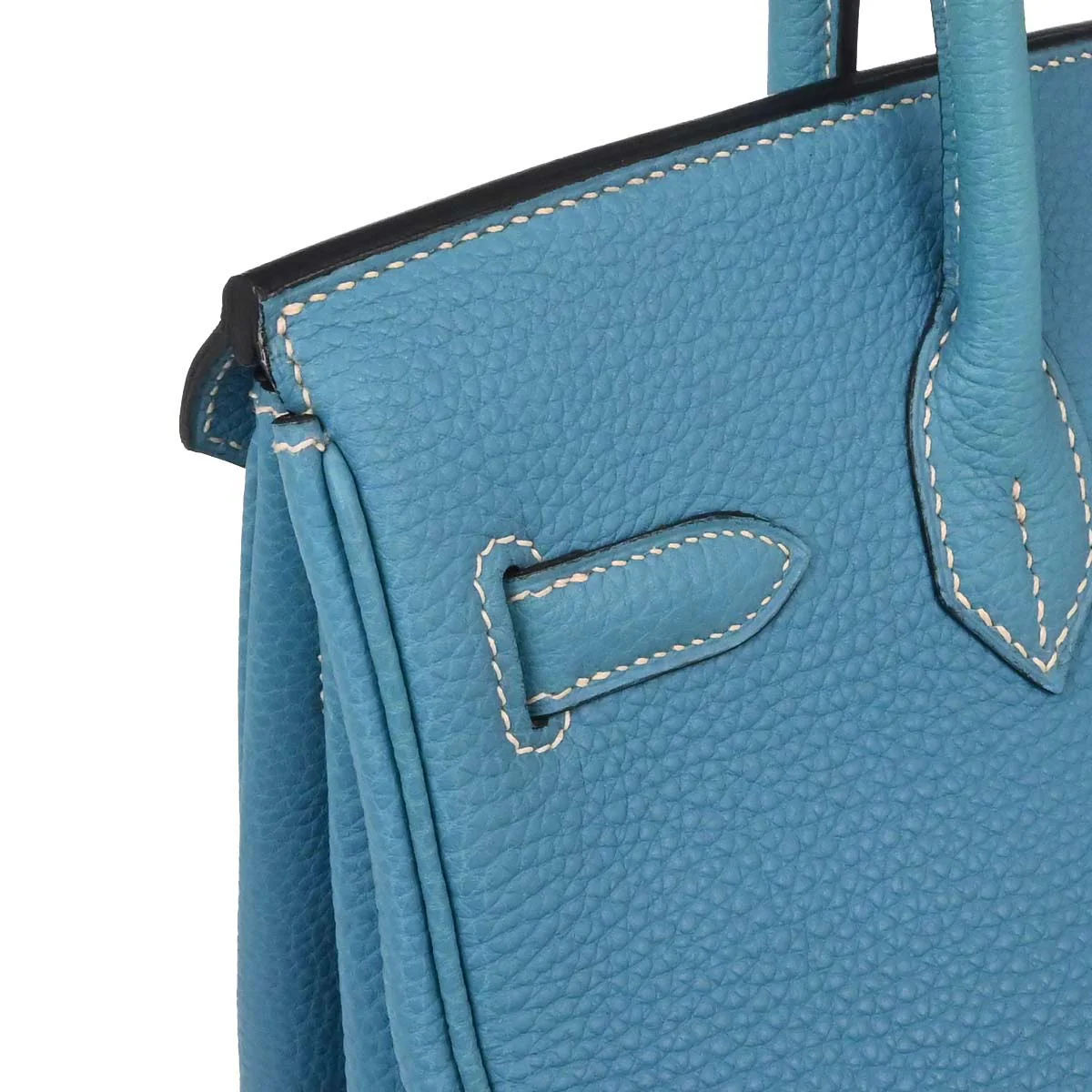 Hermes Blue Jean Togo Birkin 30 Handbag - Image 4