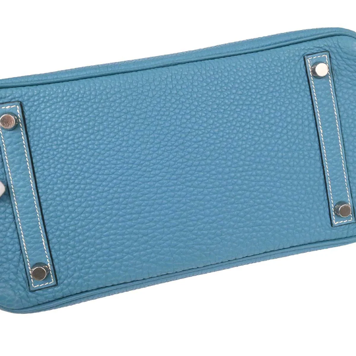 Hermes Blue Jean Togo Birkin 30 Handbag - Image 8