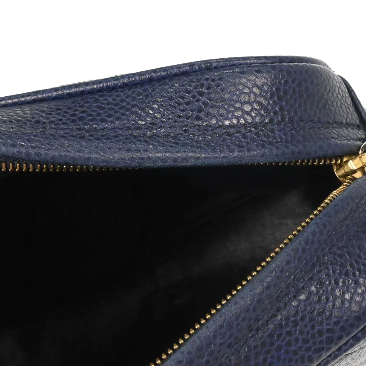 Chanel Navy Caviar Skin Camera Bag Shoulder Bag - Image 15