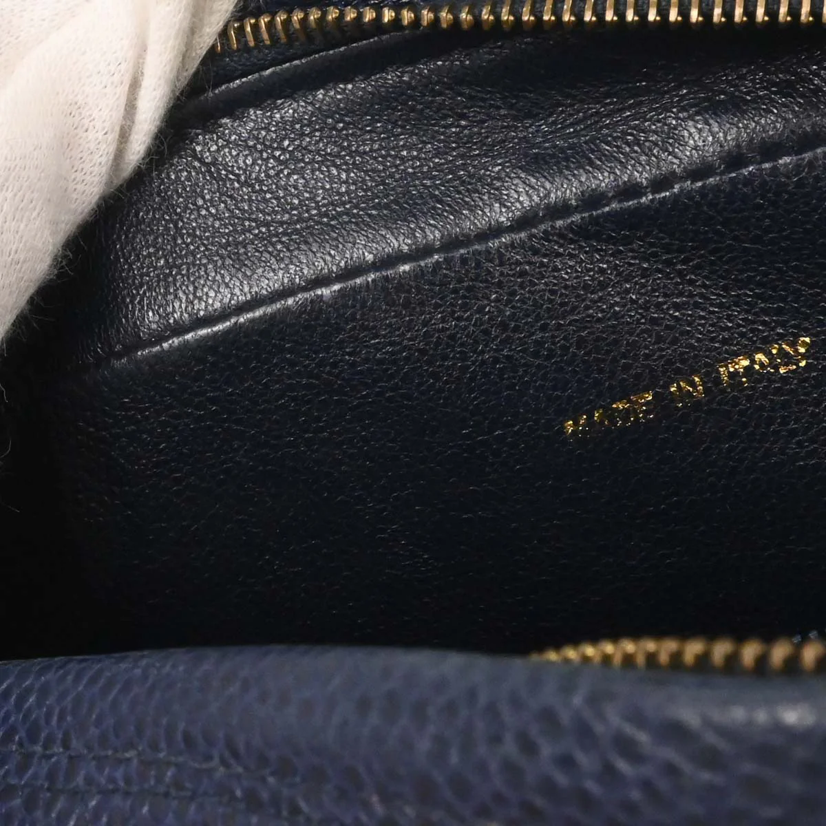 Chanel Navy Caviar Skin Camera Bag Shoulder Bag - Image 20