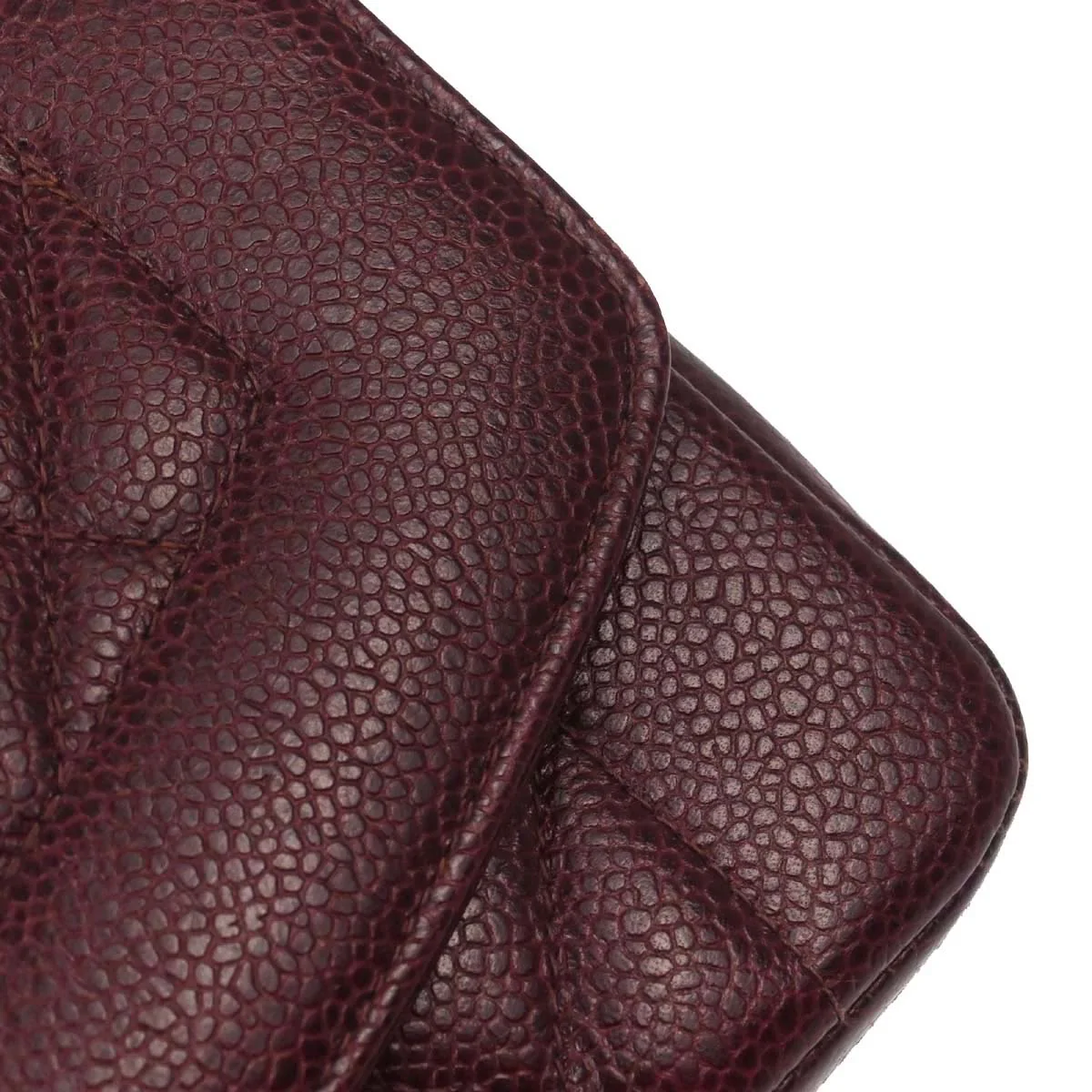 Chanel Bordeaux Caviar Skin Small Diana Shoulder Bag - Image 11
