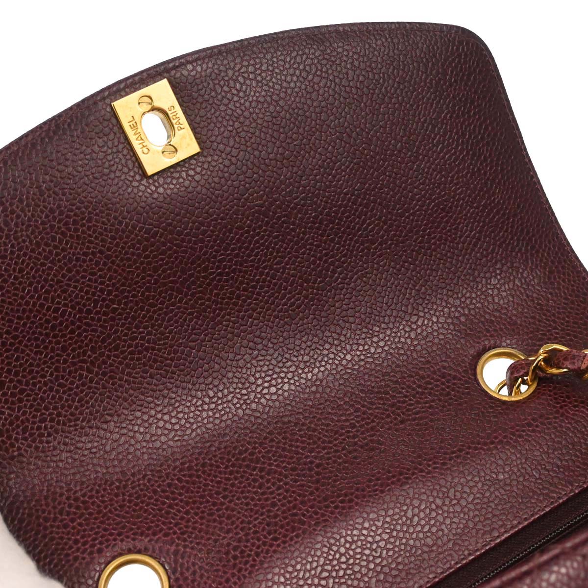 Chanel Bordeaux Caviar Skin Small Diana Shoulder Bag - Image 17