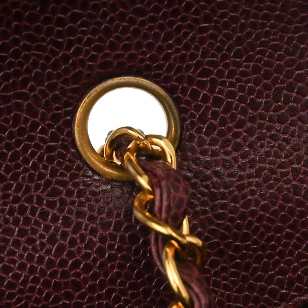 Chanel Bordeaux Caviar Skin Small Diana Shoulder Bag - Image 19