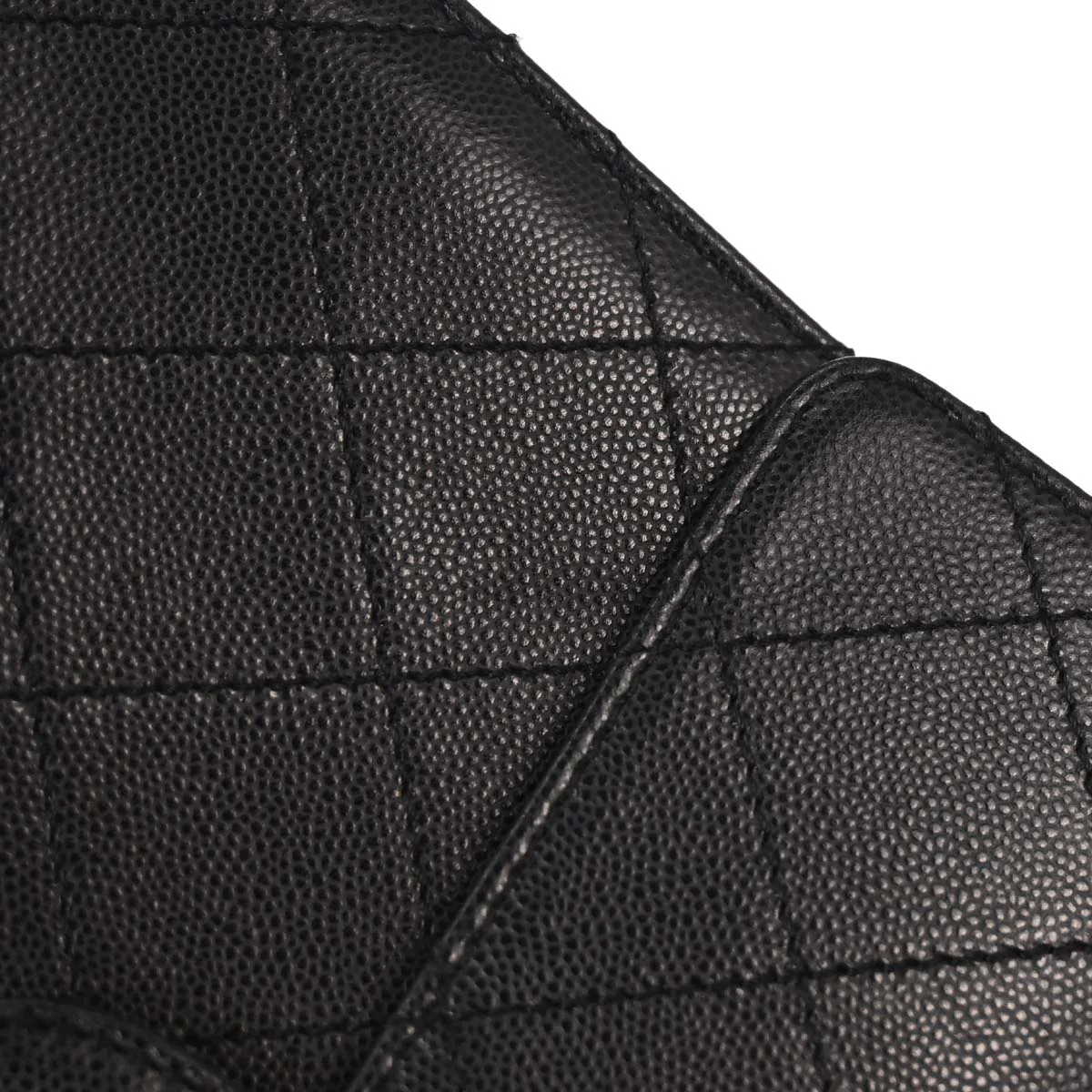 Chanel Black Caviar Skin Handbag - Image 12