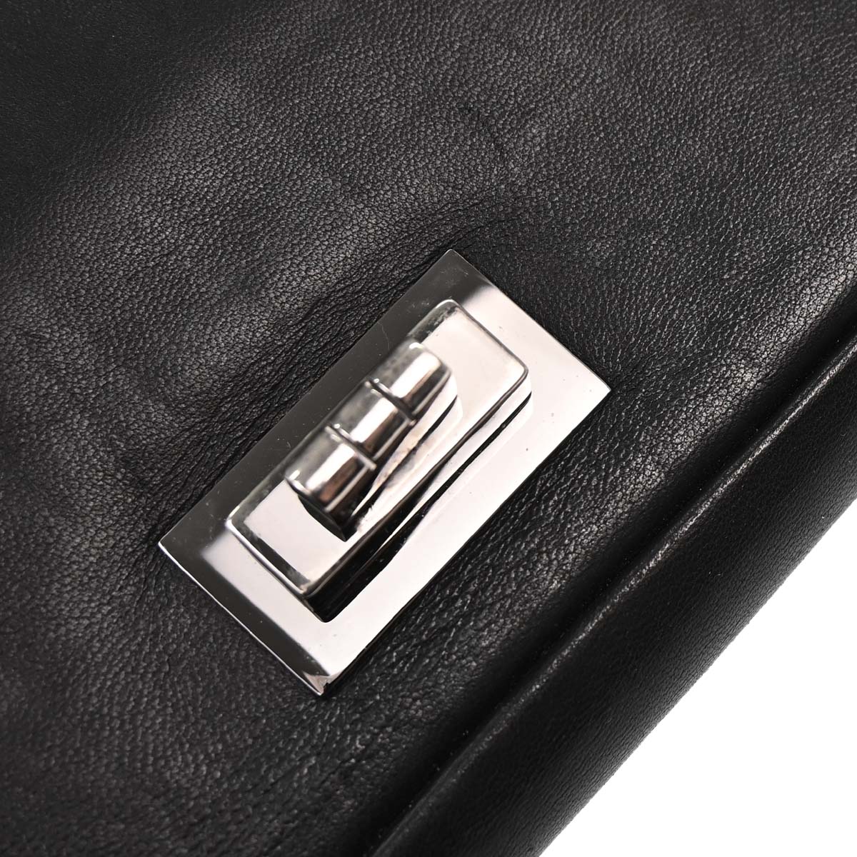 Chanel Black Tweed Lambskin Mademoiselle Lock Handbag - Image 18