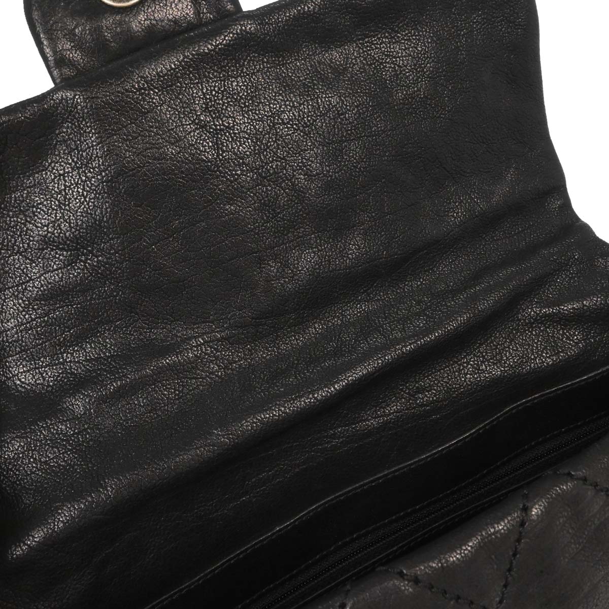Chanel Black Calfskin Chain Handbag - Image 12