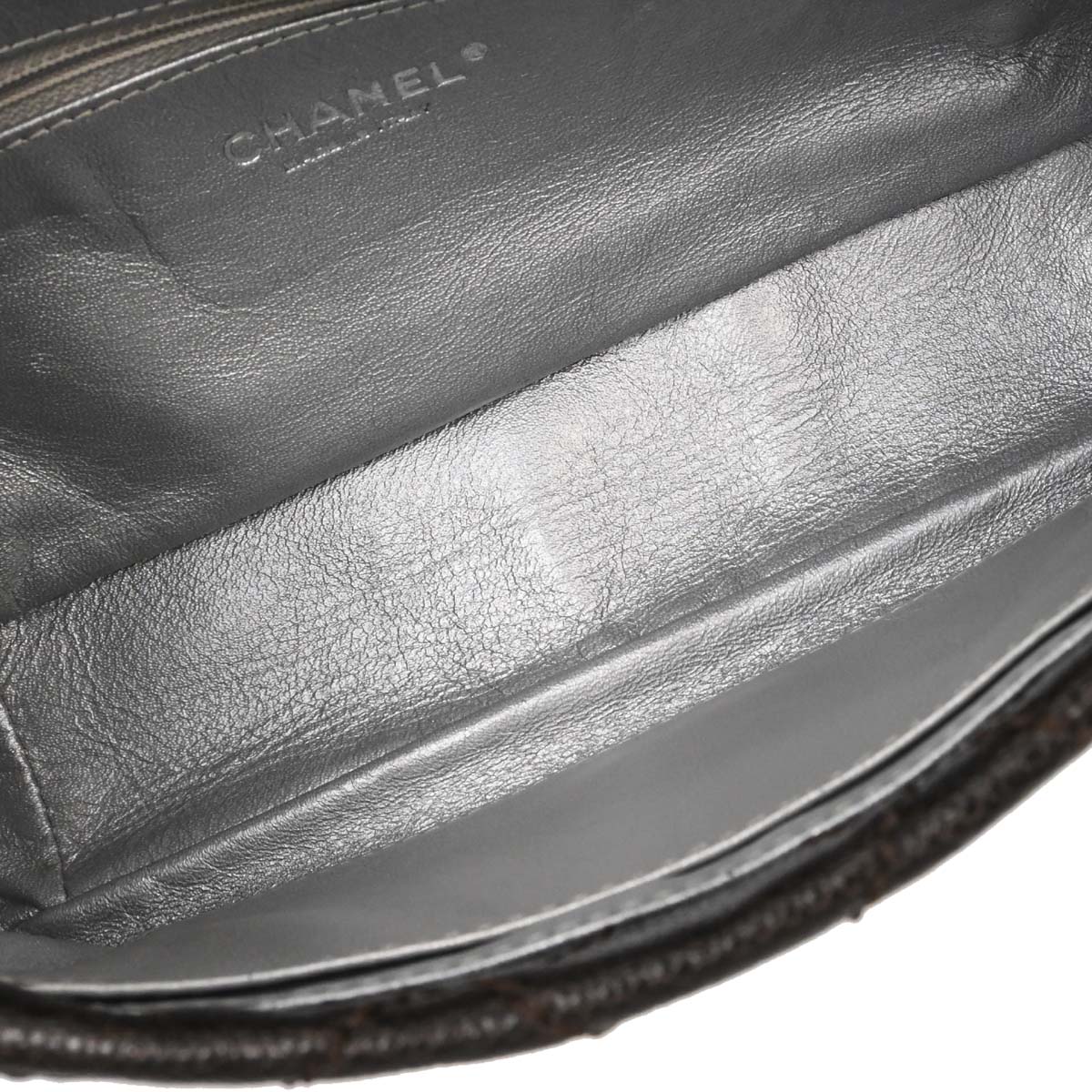 Chanel Brown Caviar Skin Handbag - Image 16