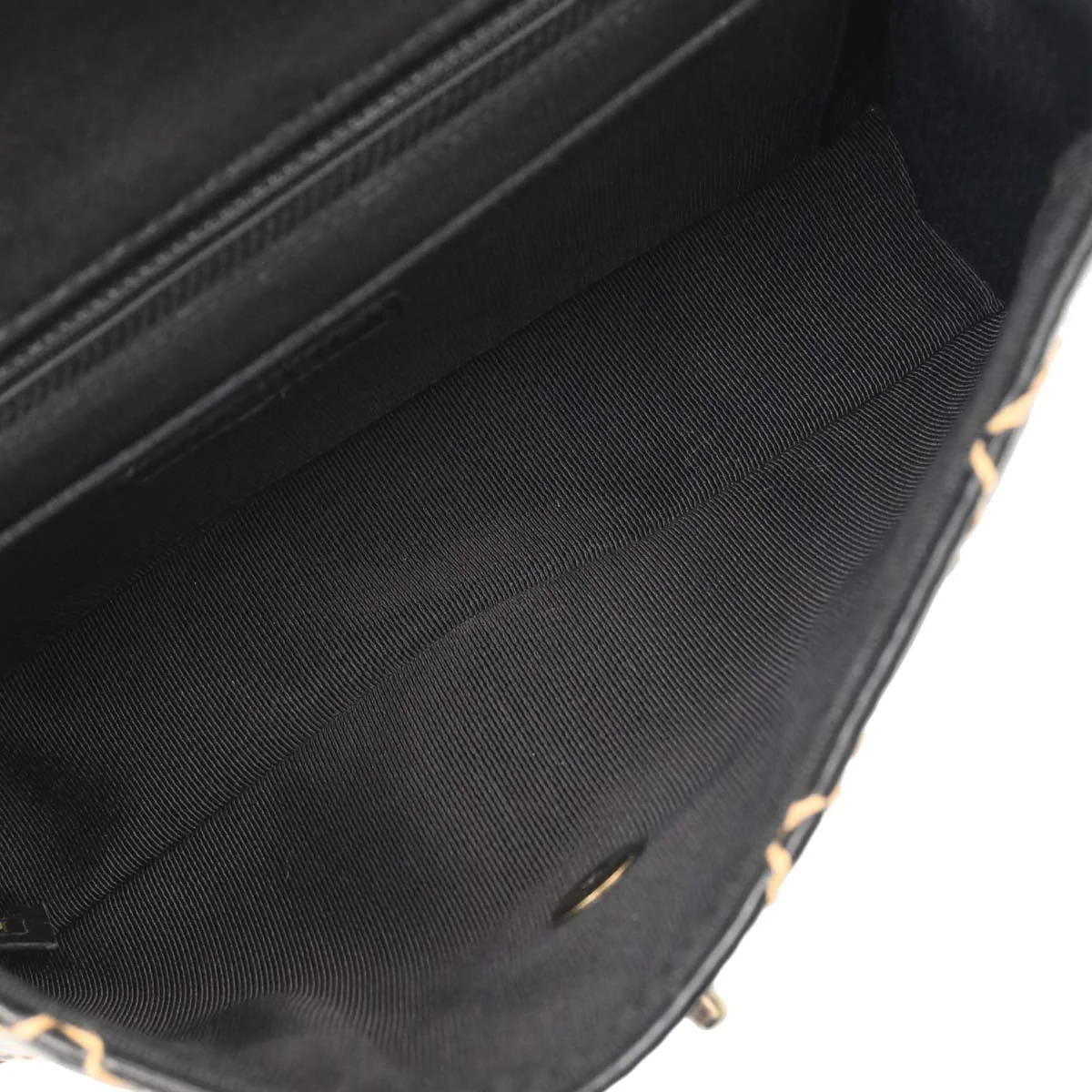 Chanel Black Calfskin Wild Stitch Straight Flap Shoulder Bag - Image 18