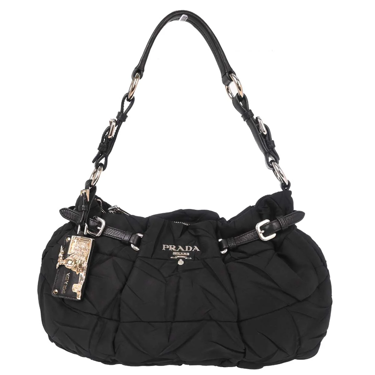 Prada Black Nylon Handbag