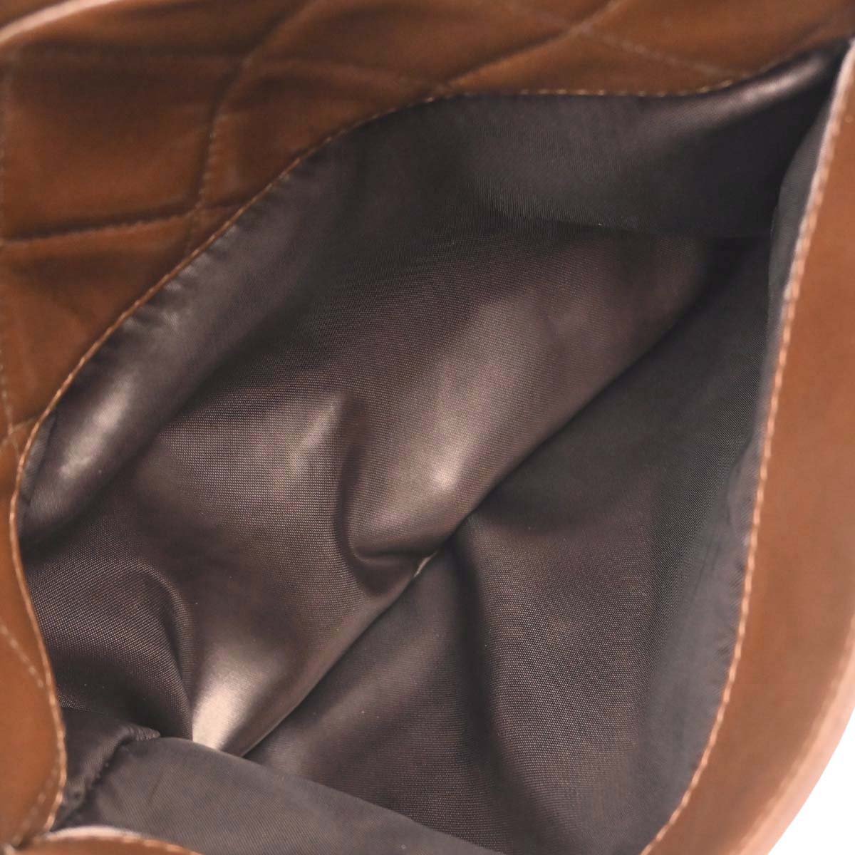 Chanel Brown Lambskin Shoulder Bag - Image 14