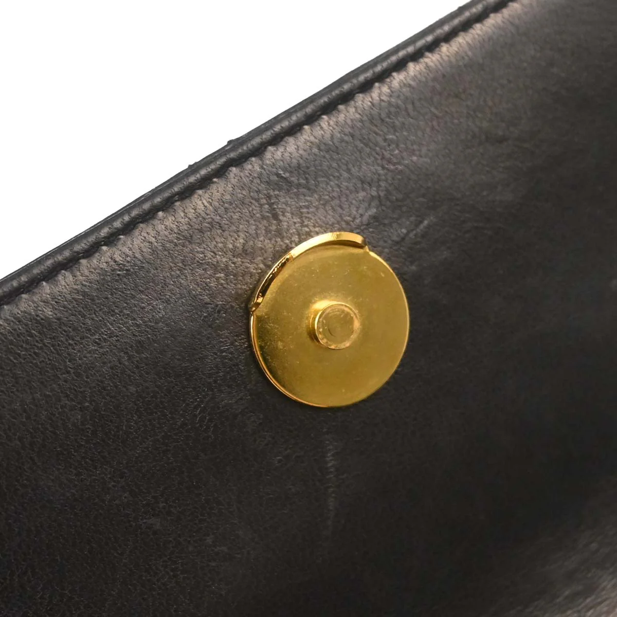 Chanel Black Lambskin Shoulder Bag - Image 16