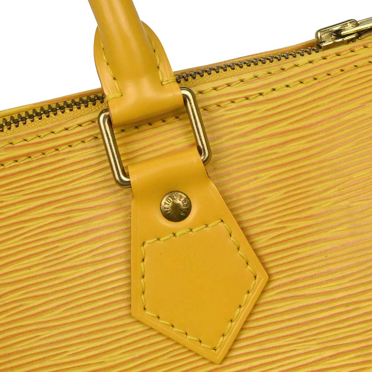 Louis Vuitton Yellow Epi Speedy 25 Handbag M43019 - Image 14