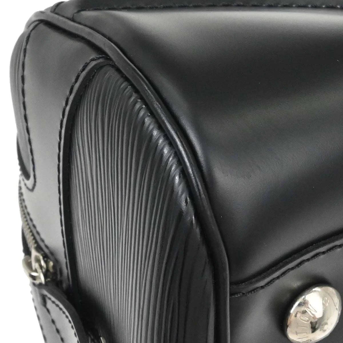 Louis Vuitton Black Epi Bowling Montaigne PM Handbag M59322 - Image 11