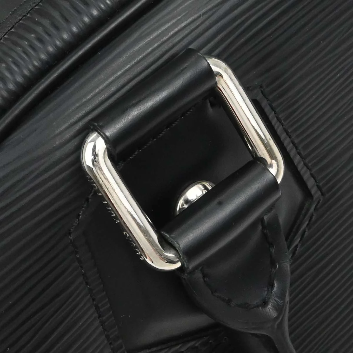 Louis Vuitton Black Epi Bowling Montaigne PM Handbag M59322 - Image 9