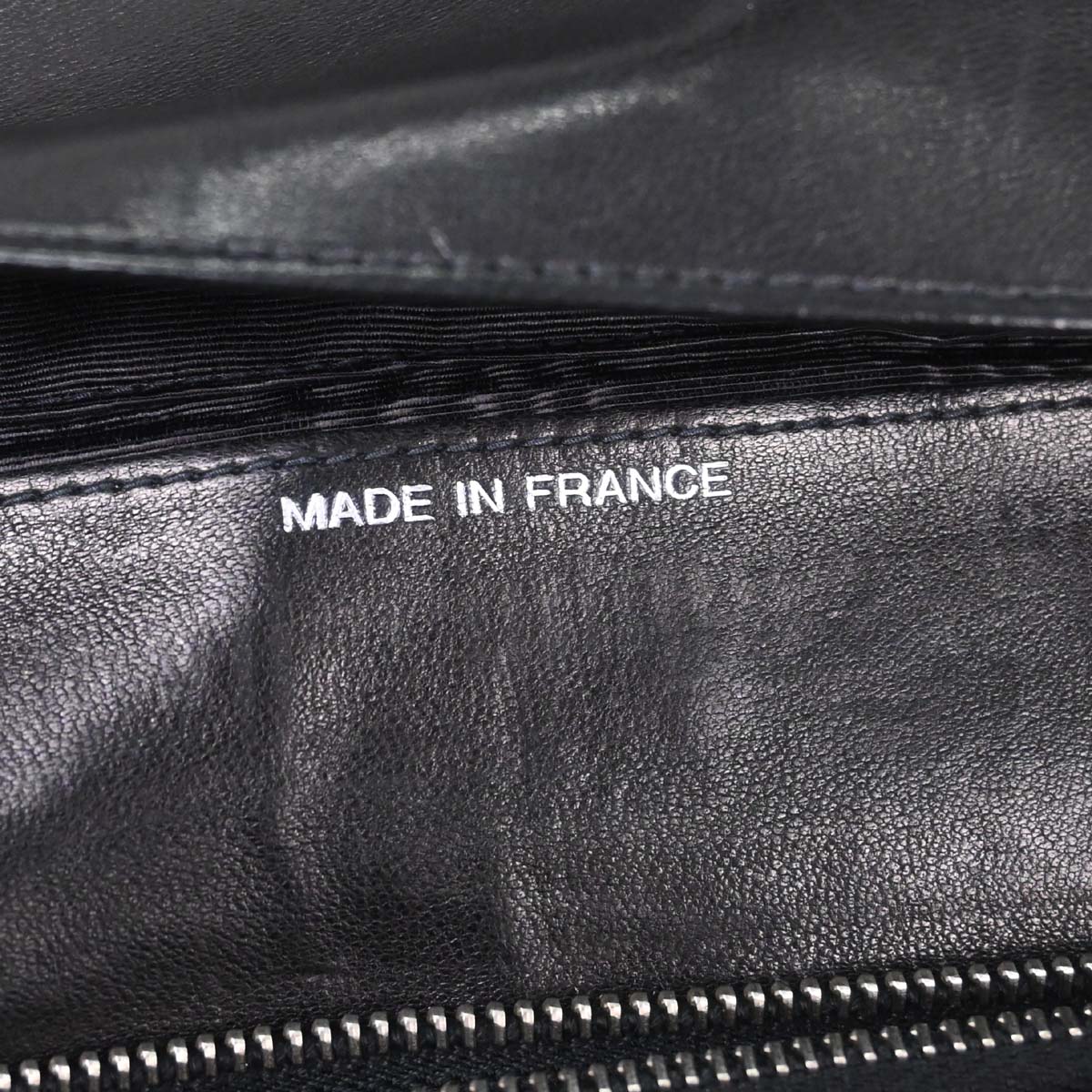 Chanel Black Lambskin Choco Bar Trifold Shoulder Bag - Image 20