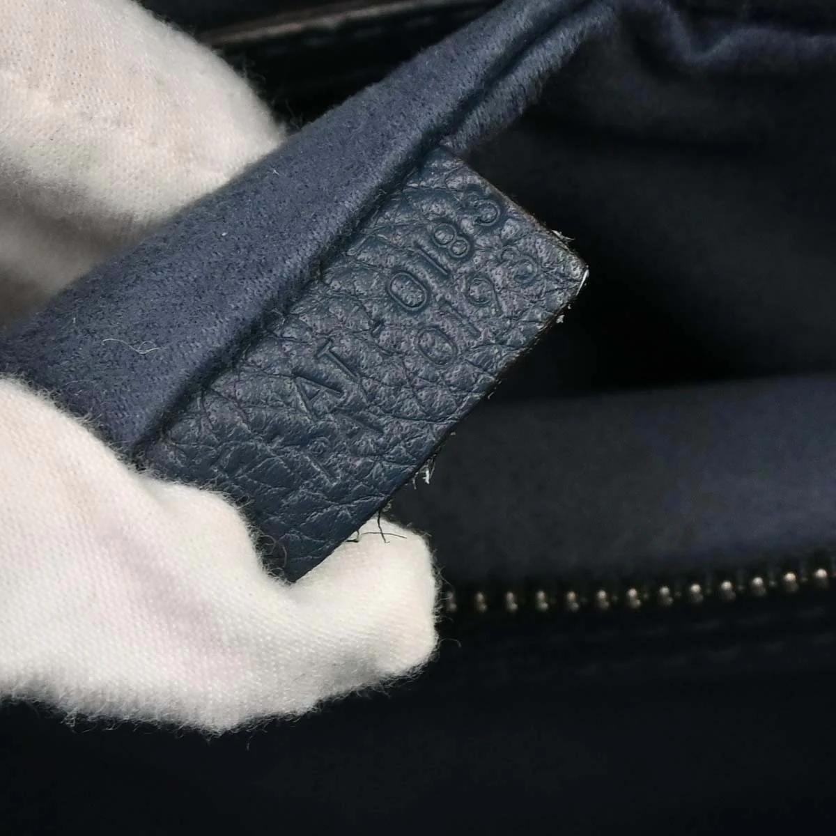 Celine Navy Mini Luggage Tote Bag - Image 20