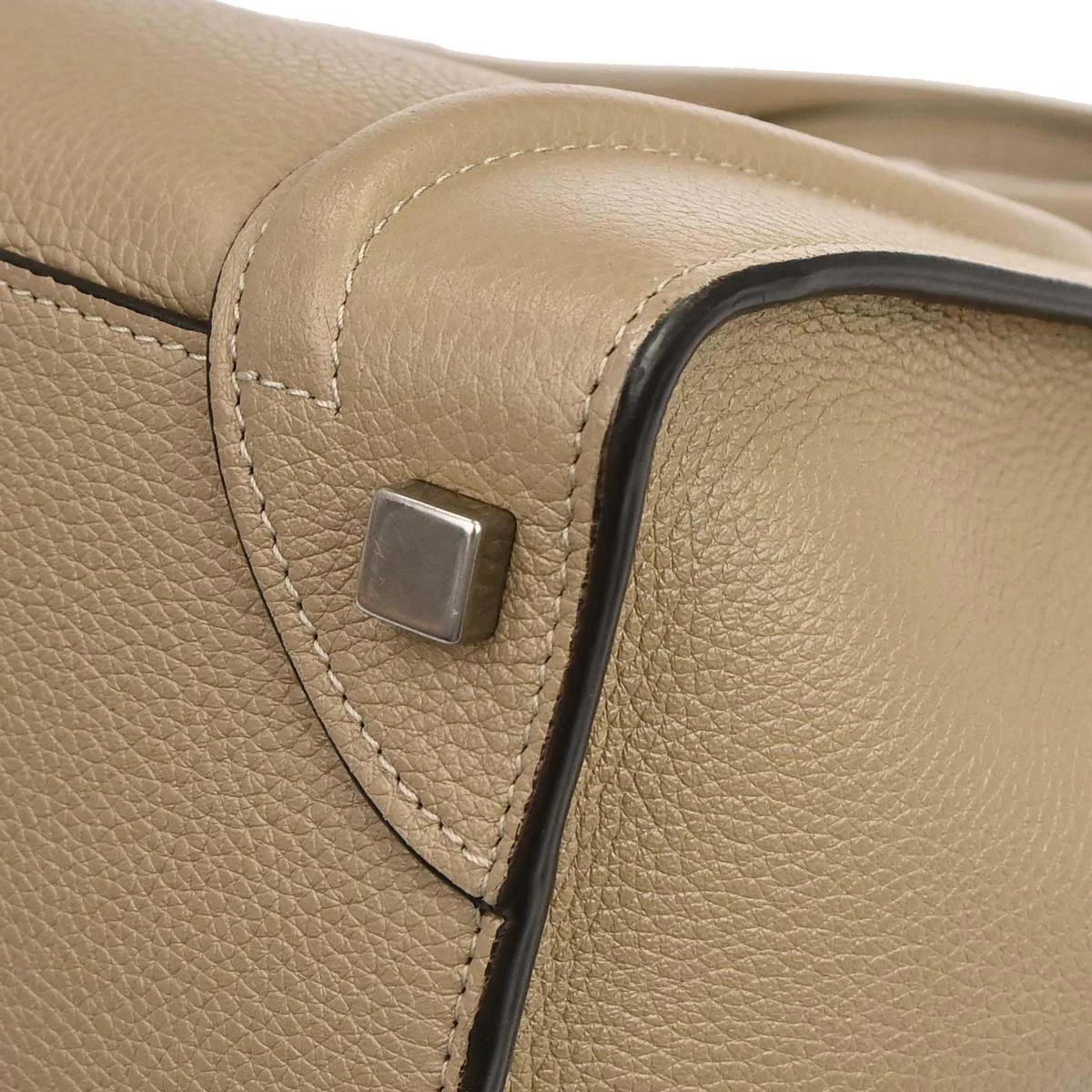 Celine Beige Luggage Micro Tote Handbag - Image 11