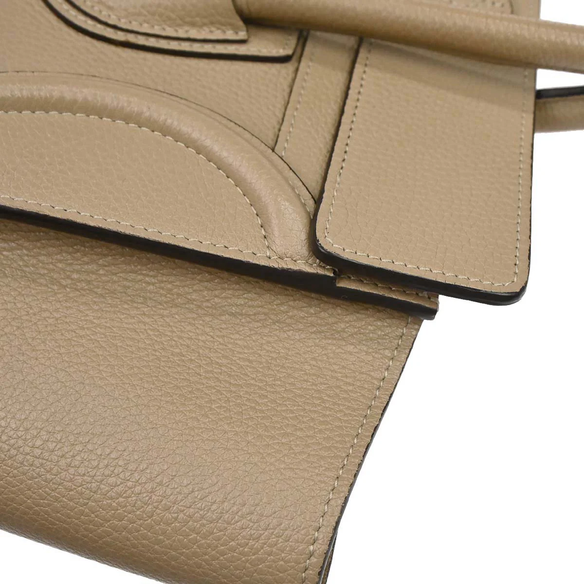 Celine Beige Luggage Micro Tote Handbag - Image 13