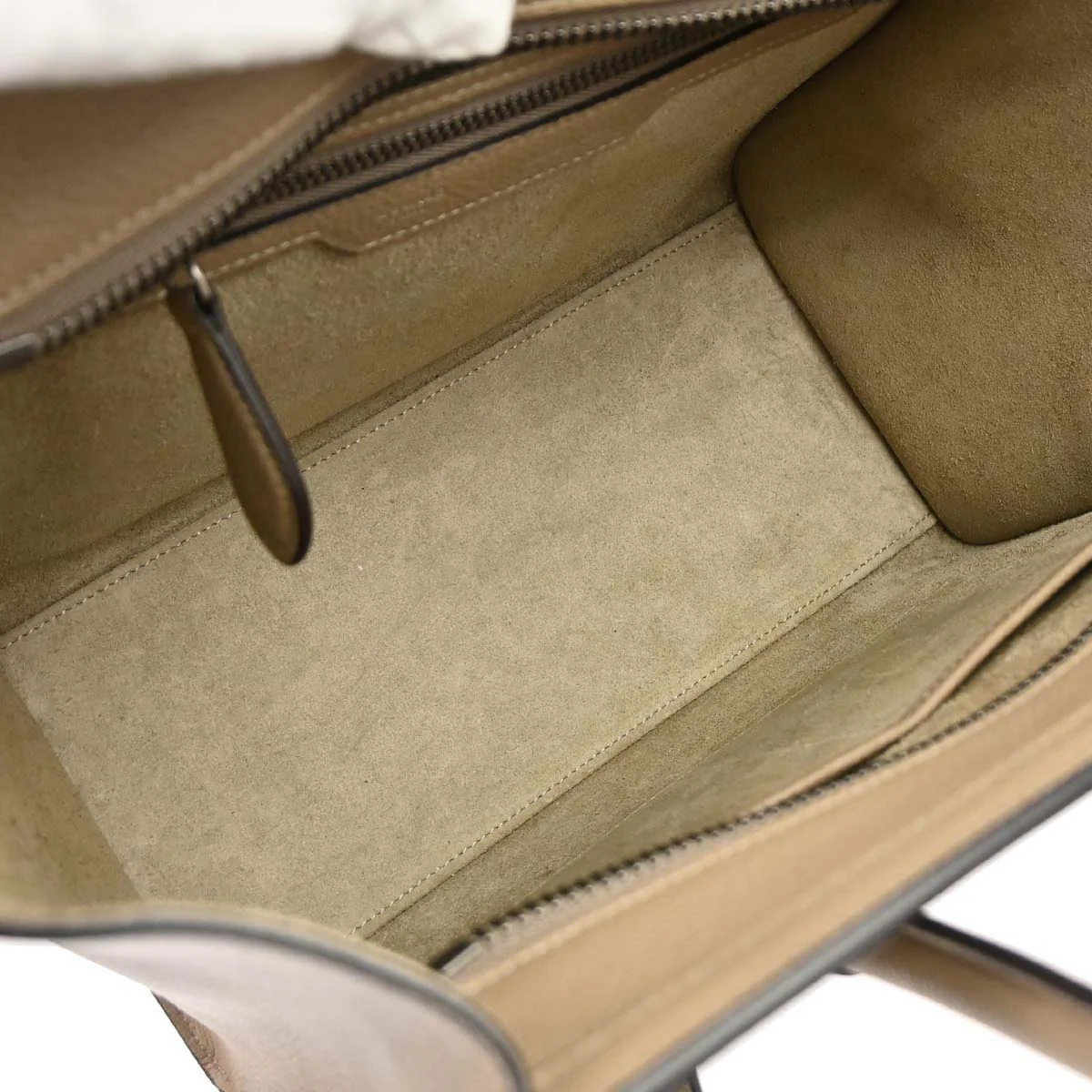Celine Beige Luggage Micro Tote Handbag - Image 17
