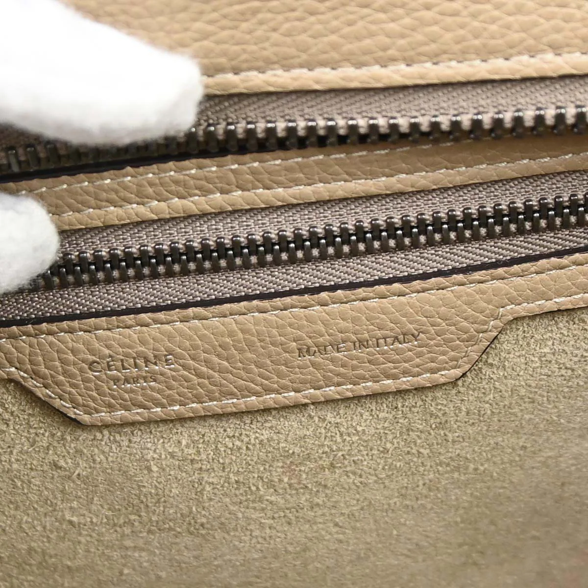 Celine Beige Luggage Micro Tote Handbag - Image 18