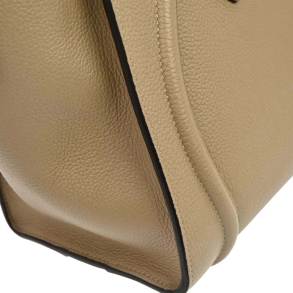 Celine Beige Luggage Micro Tote Handbag - Image 5