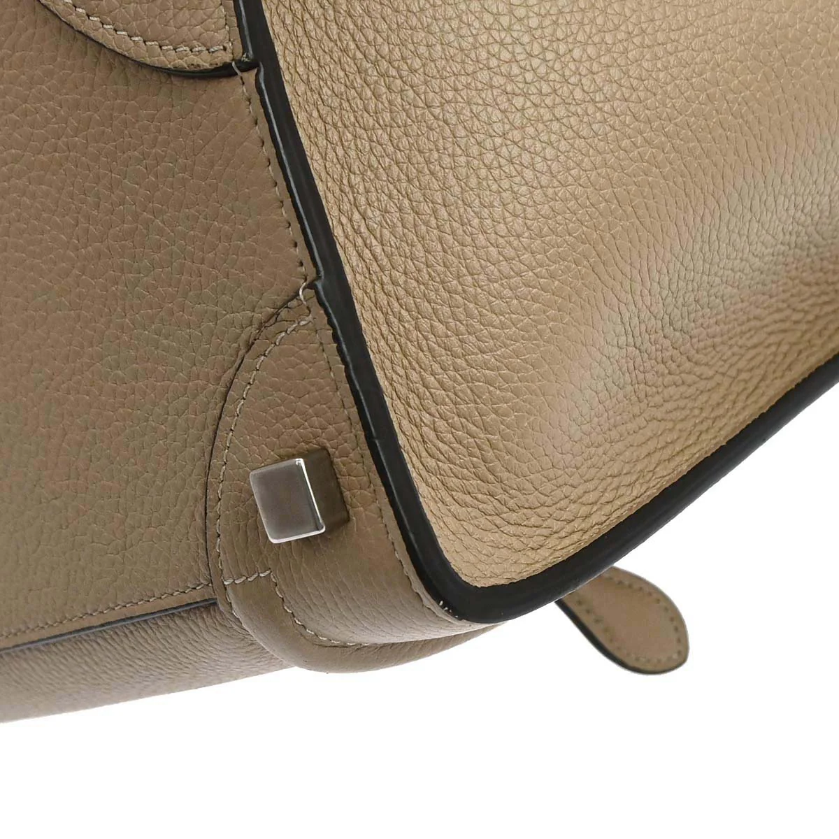 Celine Beige Luggage Micro Tote Handbag - Image 11