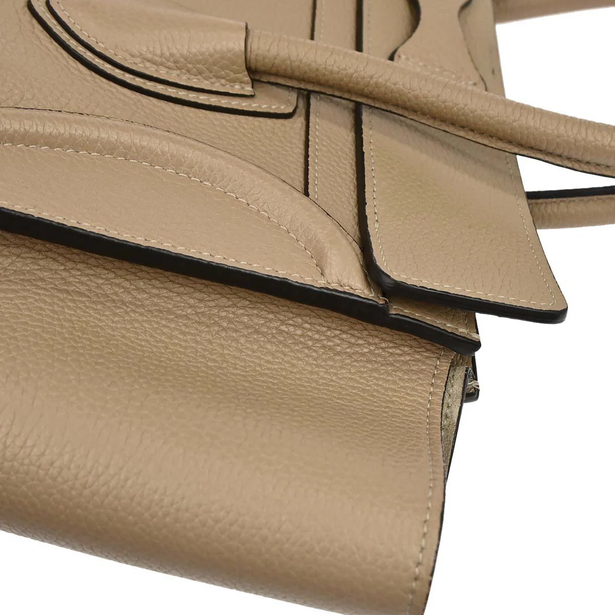 Celine Beige Luggage Micro Tote Handbag - Image 12